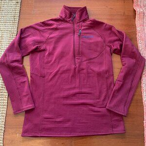 Patagonia R1 Fleece Pullover, Women's Medium, Maroon